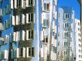 Gehry Bauten mit Rheinturm Gehry Bauten mit Rheinturm